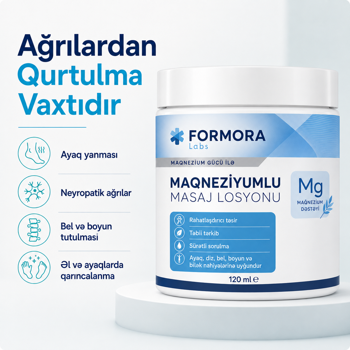 Formora | Maqnezyum Ağrı Kremi